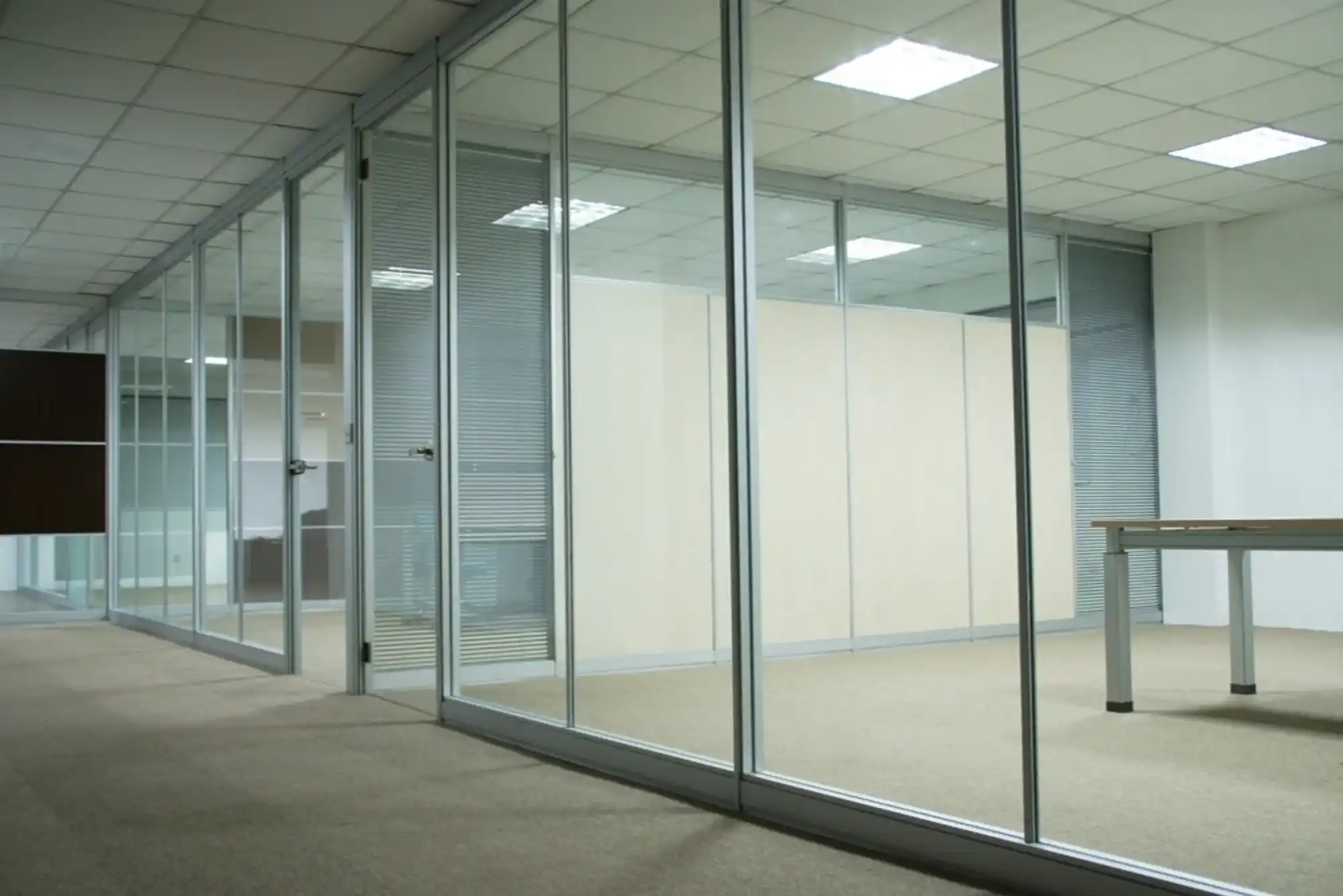 Aluminium and Glass Partitions