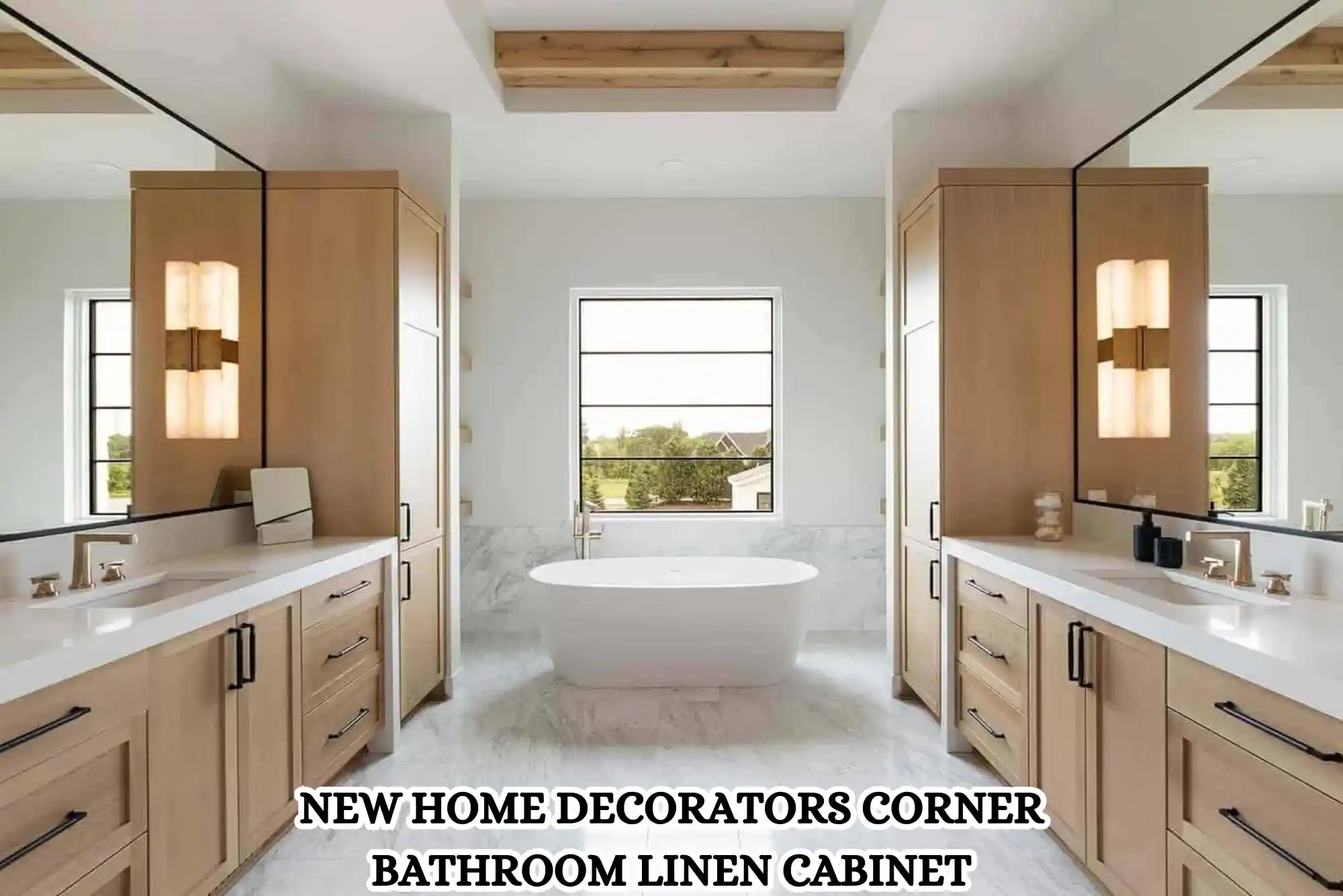 New Home Decorators Corner Bathroom Linen Cabinet